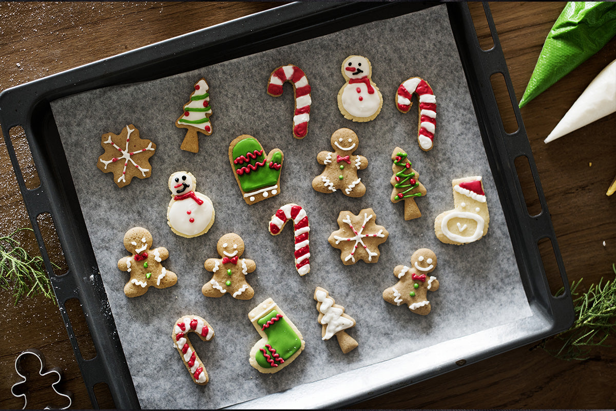 Christmas Cookies with Sugar Icing