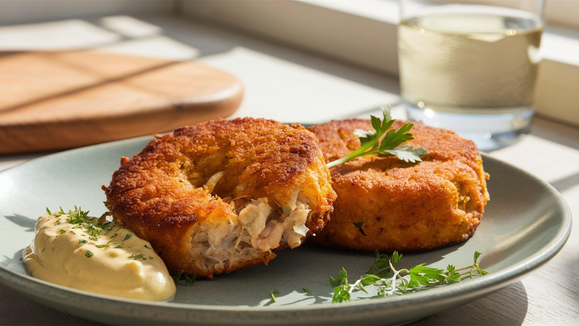 Crab cakes with remoulade sauce