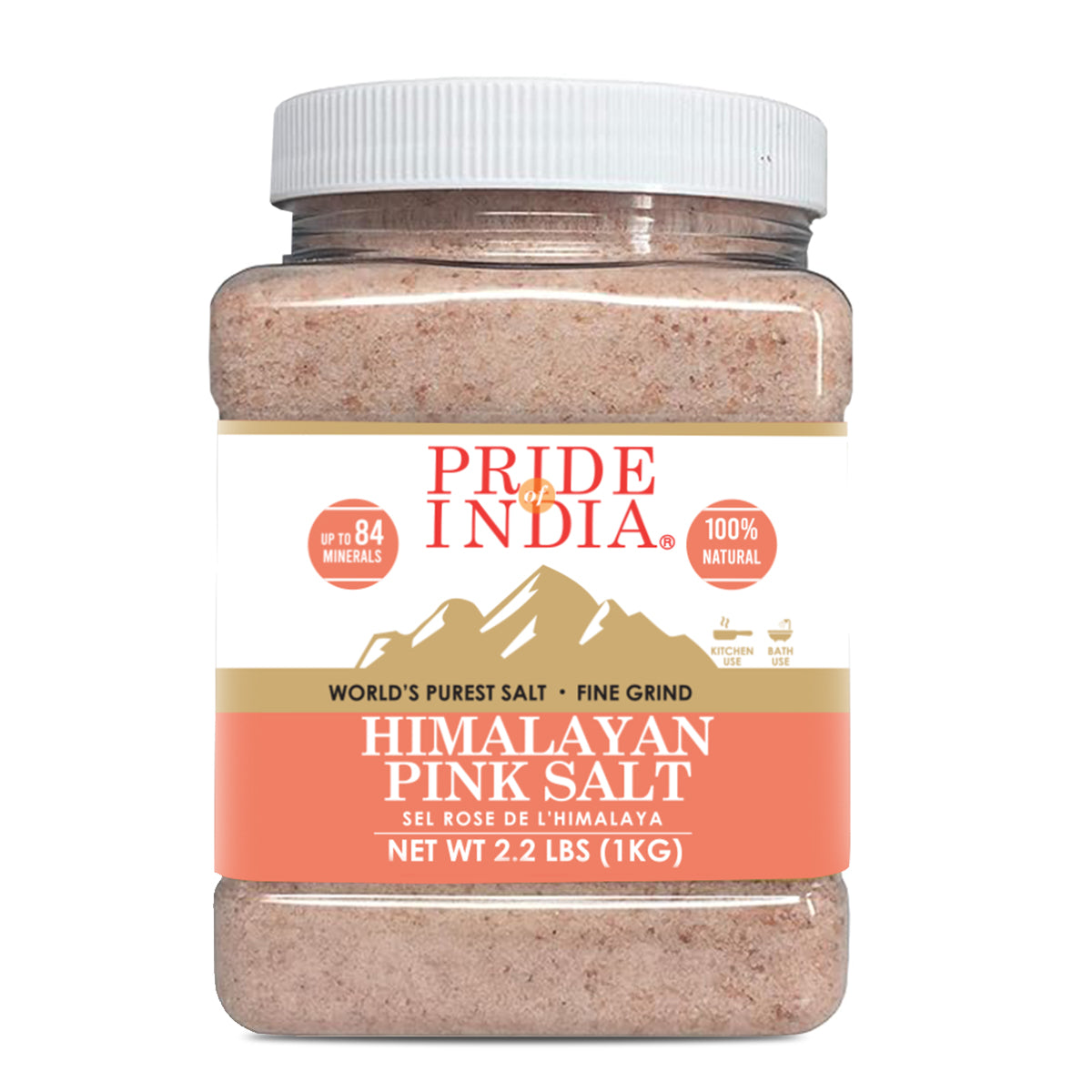 Himalayan Pink Rock Salt - Fine Grind - Pride Of India