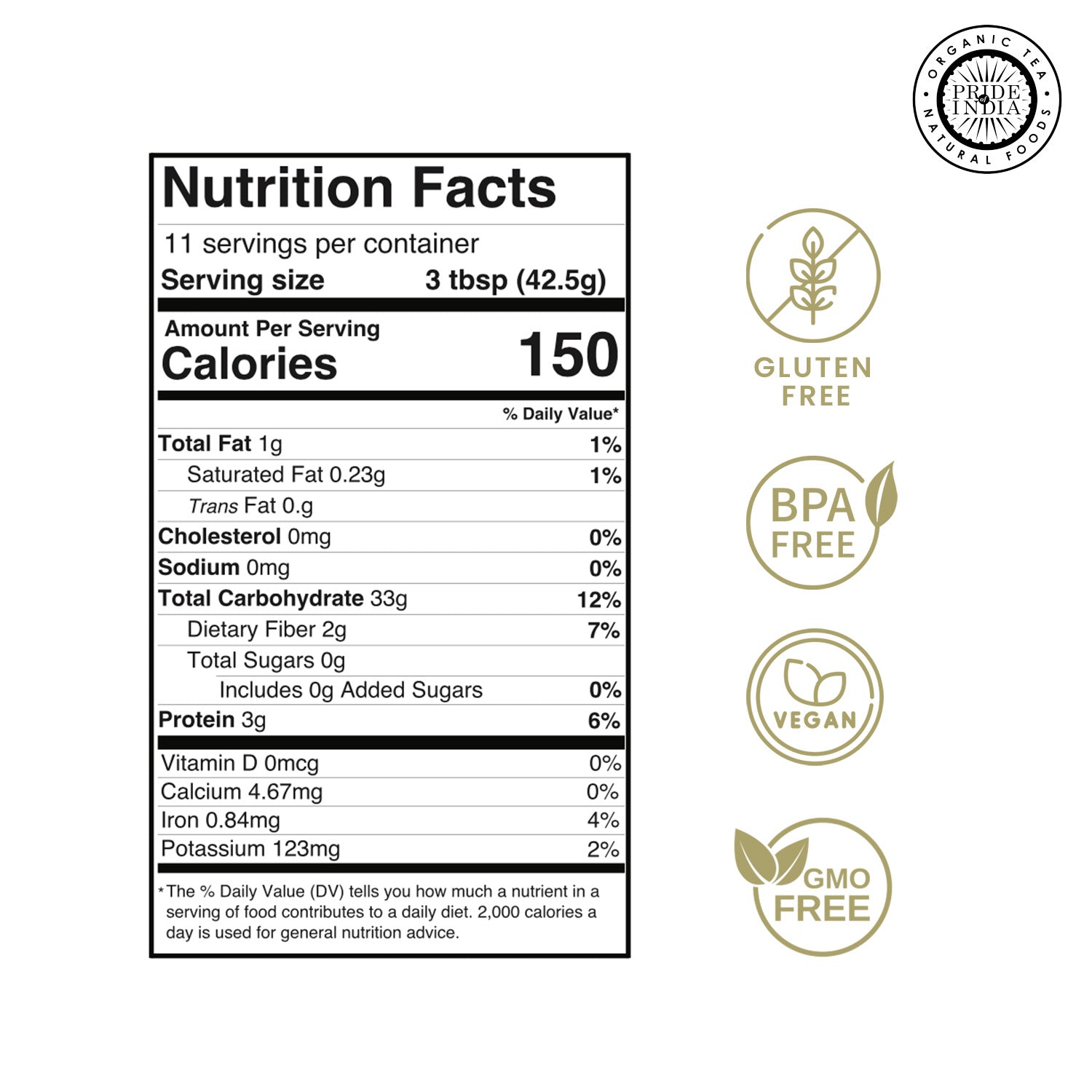 Brown Rice Flour - Pride Of India