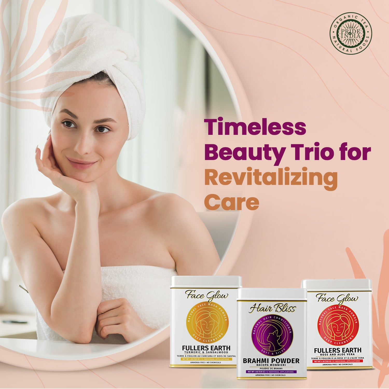 Timeless Beauty Trio - Pride Of India